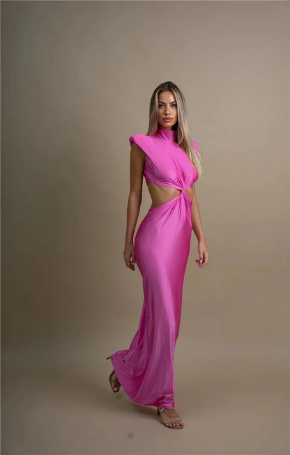 HollowLuxe Maxi Dress