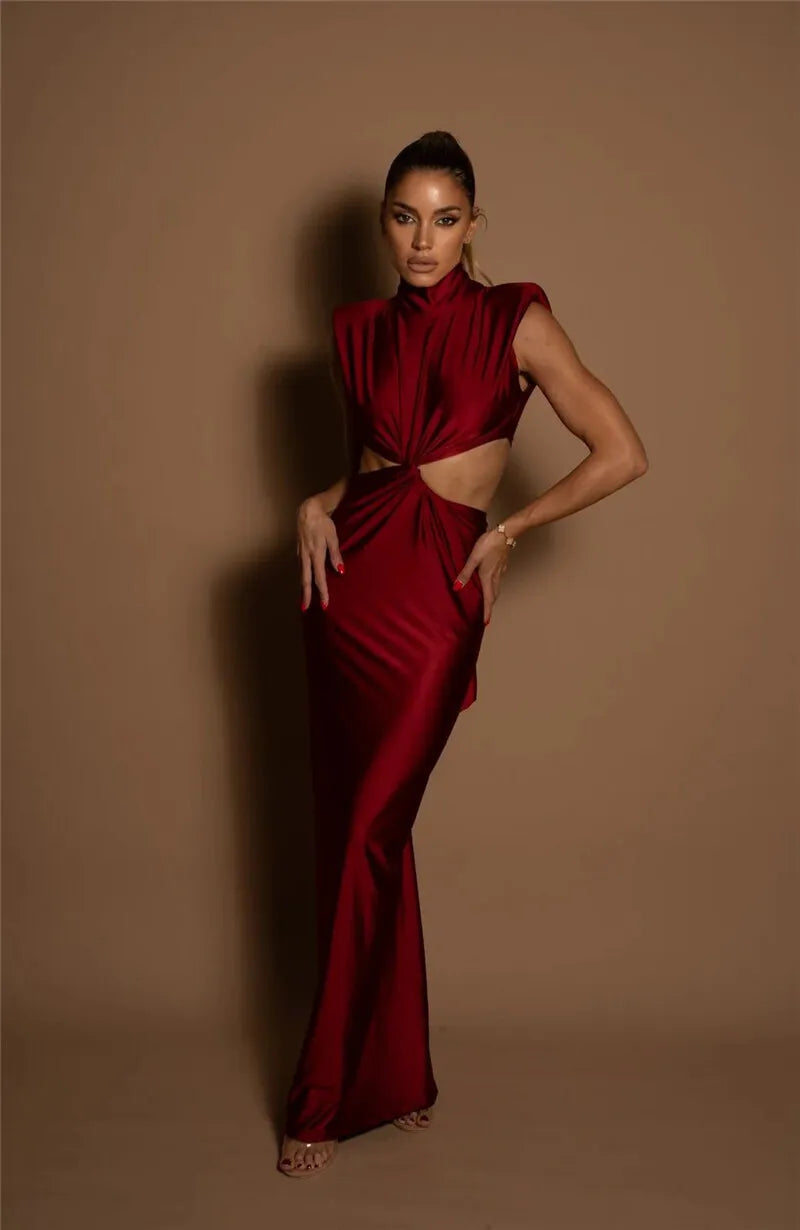 HollowLuxe Maxi Dress