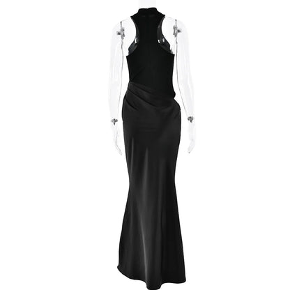 SatinLuxe Maxi Dress